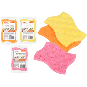 Zmywak Celulozowy NATURAL CLEAN 3 sztuki RAVI